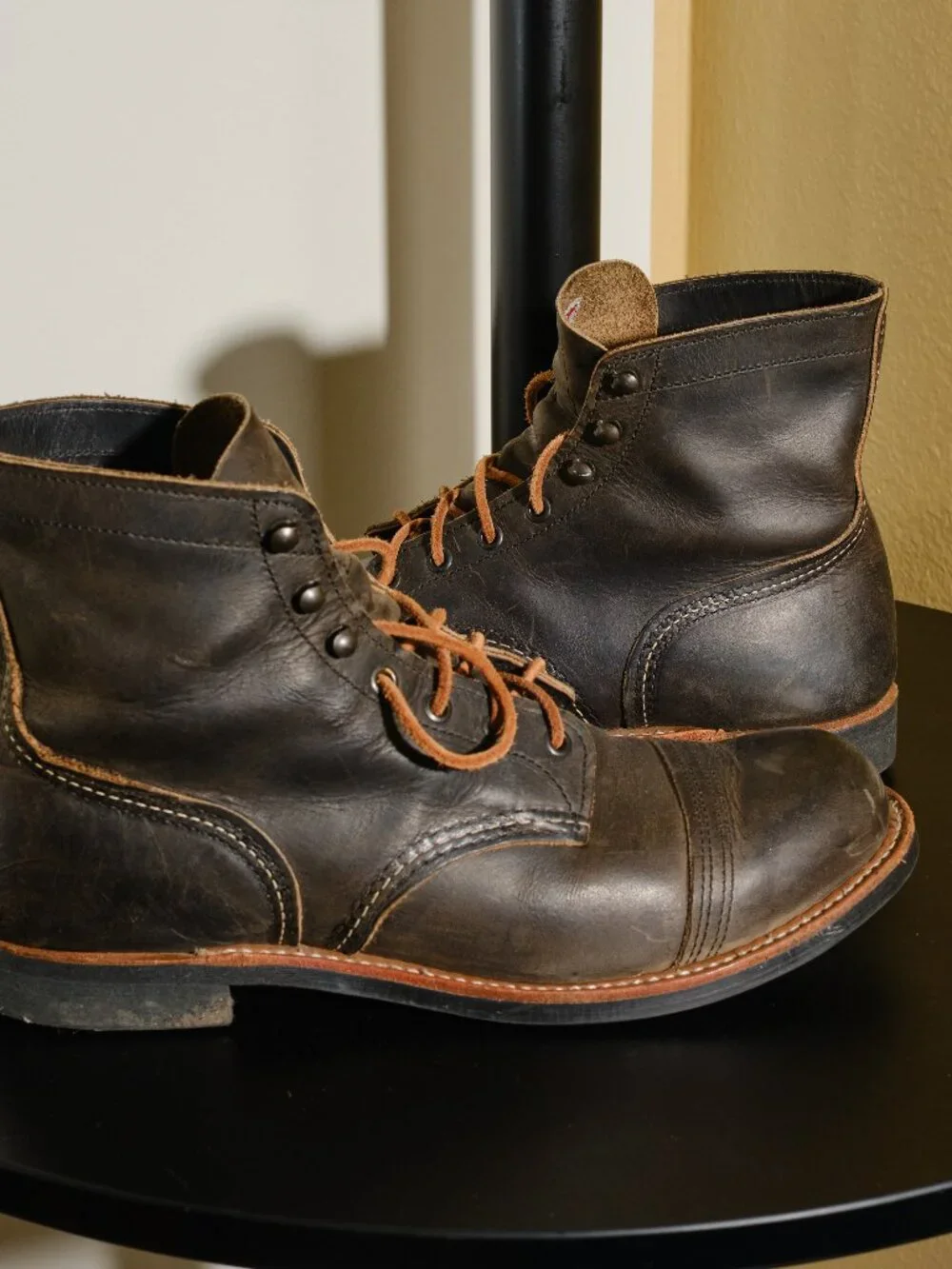 Red Wing Iron Ranger 8086 Charcoal Rough & Tough Boots 10.5D
